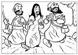 Emmaus Discepoli Emaus Disciples Gesù Risorto Appare Páscoa Crucificação Morte Biblekids Cole sketch template