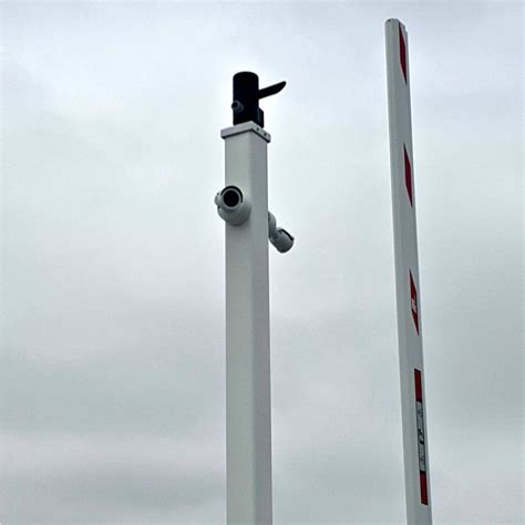 square straight aluminum camera pole post pace systems  naperville il