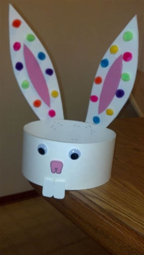 easy easter bunny ears headband craft easter preschool pinterest