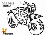 Coloring Pages Bike Dirt Kids Motorcycle Printable Boys Adults Motor Bikes Colouring Motocross Cartoon Motorbike Color Clipart Book Boat Library sketch template