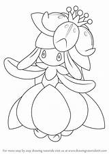 Pokemon Lilligant Drawingtutorials101 Draw Coloring Drawing Pages Step Colouring Sketch Visit sketch template