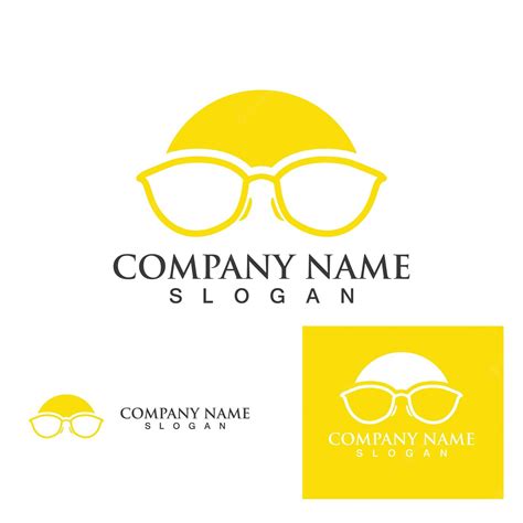 premium vector eyeglasses logo  symbol vector image