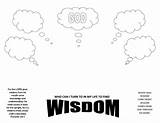 Solomon Wisdom Kids Craft Lesson School Sunday God Crafts Dream Bible Their King Bubbles Thought Face Write Created Draw Below sketch template