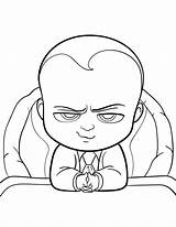 Boss Baby Coloring Pages Business Back Printable sketch template
