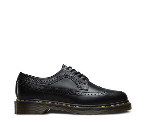 yellow stitch  brogue shoes dr martens official