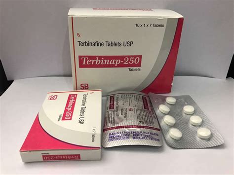 terbinap  terbinafine mg tablets packaging type box packaging