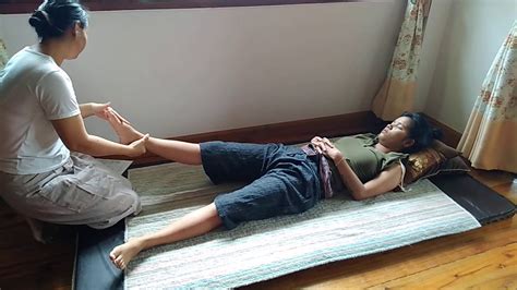 Thai Girl Is Learning How To Do Massage Part 1 Youtube