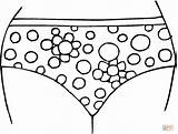 Underwear Coloring Pages Woman Printable Kids Women Drawing sketch template
