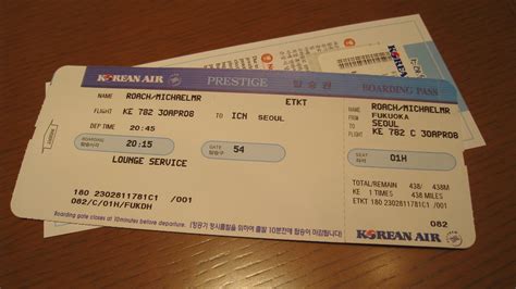 korean air ticket mroach flickr