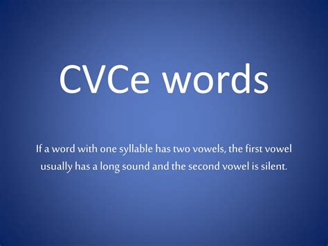 cvce words powerpoint    id