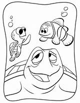 Nemo Colouring Dory sketch template
