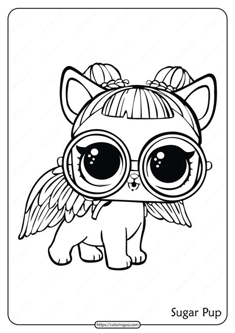 lol dolls printable coloring pages