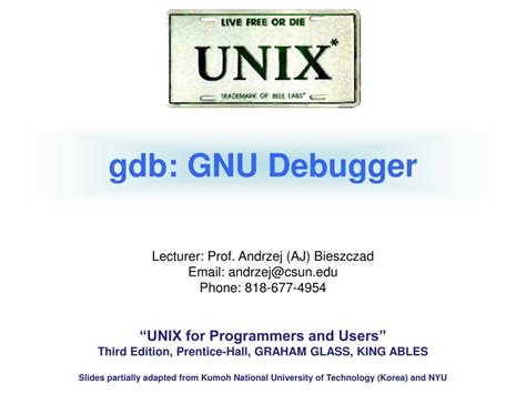gdb gnu debugger powerpoint    id