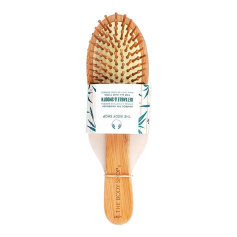 purchase  body shop oval bamboo hair brush   special price  pakistan naheedpk