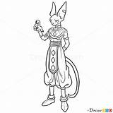 Beerus Dragon Ball Draw Drawing Dbz Lord Coloring Pages Tutorials Drawings Sketch Something Template Step Drawdoo Choose Board sketch template