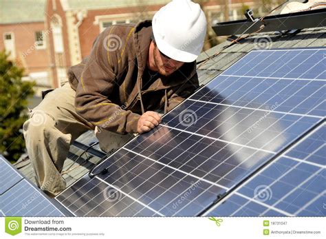 connecting solar panels stock image image  efficiency