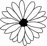 Single Flower Coloring Pages Getcolorings Printable Color Print sketch template