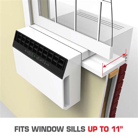 vertical window air conditioner canada mounting  standard air conditioner   sliding window
