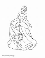 Cinderella Coloring Princess Disney Beautiful Printable Pages Drawing Colouring Print Color Belle Choose Board Paintingvalley Fun sketch template
