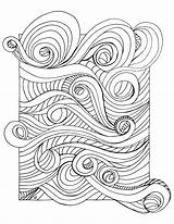 Coloring Pages Colouring Waves Ocean Grown Drawing Wave Wind Rushing Color Sheet Tsunami Adults Printable Sheets Grownup Books Para Getcolorings sketch template