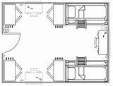 Bunkhouses sketch template