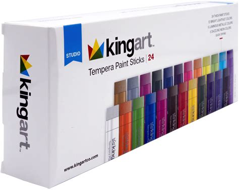 buy kingart tempera paint sticks washable rich creamy set