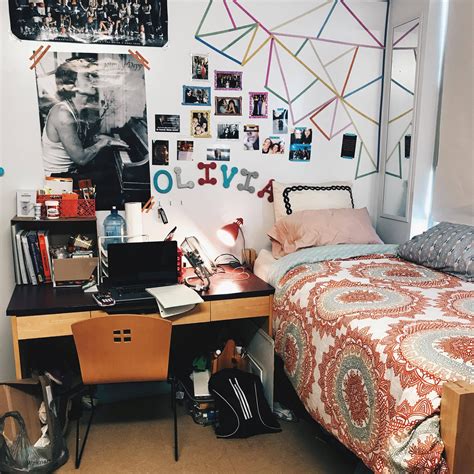 college dorm room washi tape posters office space
