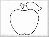 Apple Coloring Core Getdrawings Tree Getcolorings sketch template
