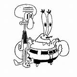 Spongebob Schwammkopf Ausmalbilder Octo Malvorlagen Krabs Squarepants sketch template