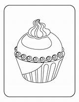 Cupcake Zoomen sketch template