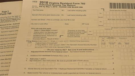 taxpayers face   deadline  virginia state tax returns