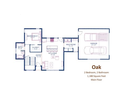 oak home plan  oak rise
