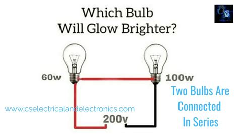 bulbs  connected  series  bulb  glow brightly