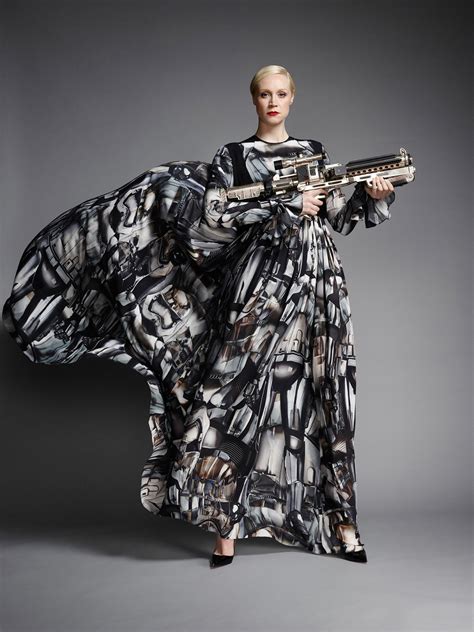 Gwendoline Christie Models Stylish Captain Phasma Gown