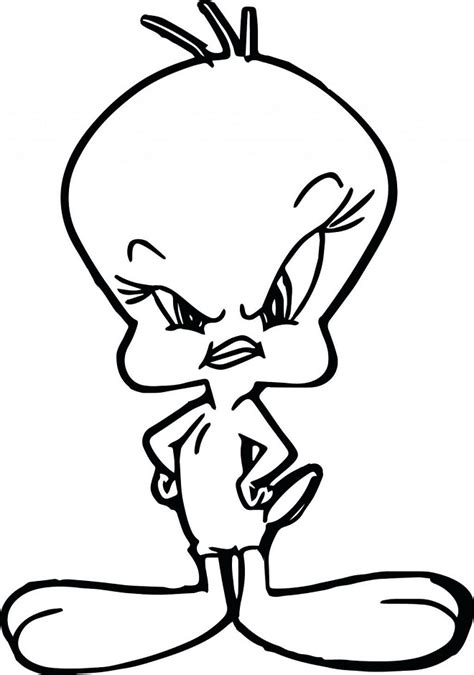 tweety bird coloring pages  printable coloring pages  kids