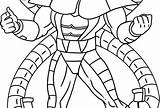 Doc Ock Coloring Pages Marvel Getcolorings Getdrawings sketch template