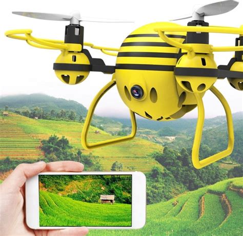 yellow bee rc drone