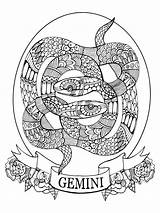 Gemini Mandala Auswählen sketch template