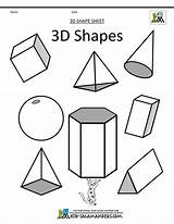 Shapes 3d Drawing Shape Geometric Clipart Dimensional Printable Draw Worksheets Coloring Kids Three Pages Simple Preschoolers Drawings 2d Math Assorted sketch template