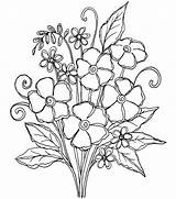 Posies Flower Embroidery Coloring Flowers Joann Sketch Template Pages sketch template