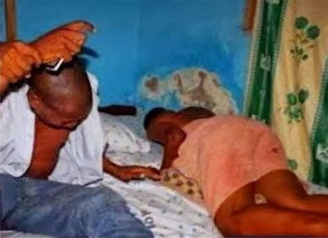 ebonyisblack father caught his son having sex with his