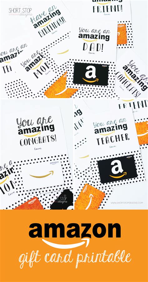 amazon gift card printables printable gift cards gift card