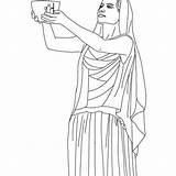 Hestia Diosa Grega Mitologia Griega Diosas Griegas Tudodesenhos Hellokids Pintar Matron Artemis sketch template