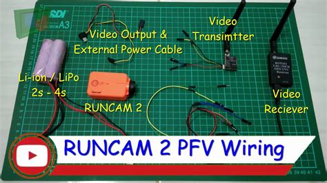 runcam  fpv wiring setup subtitle indonesia youtube