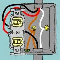 outrageous wiring diagram  double light switch hvac