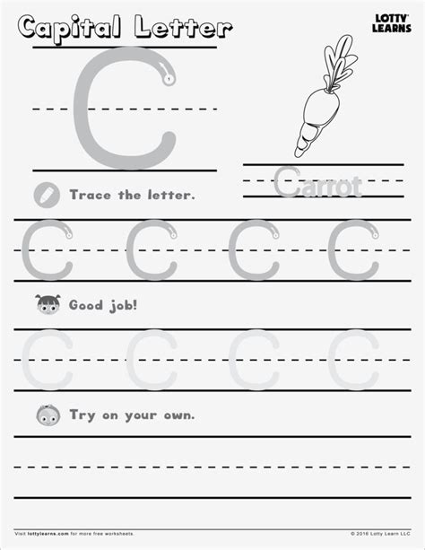 handwriting worksheet maker kindergarten printable  letter