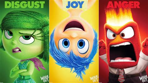 New ‘inside Out’ Featurettes “meet Anger Disgust And Joy”