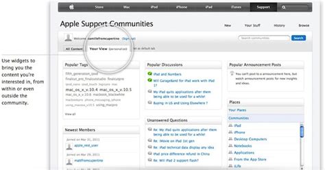apple relaunched  forums called  apple support communities iphonerootcom