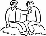 Talking Two People Coloring Friends Clipart Clip sketch template