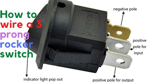wire   prong rocker switch youtube